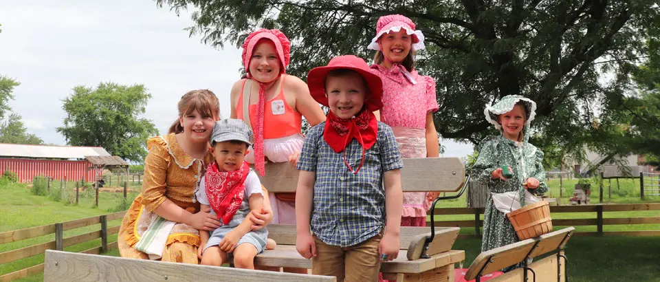 Children members at Sauder Village