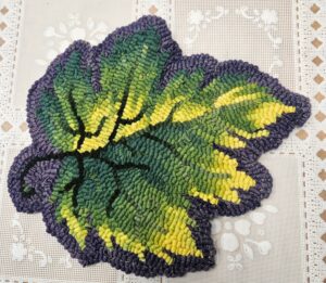 Hooking with Transcolor Dyed Wool