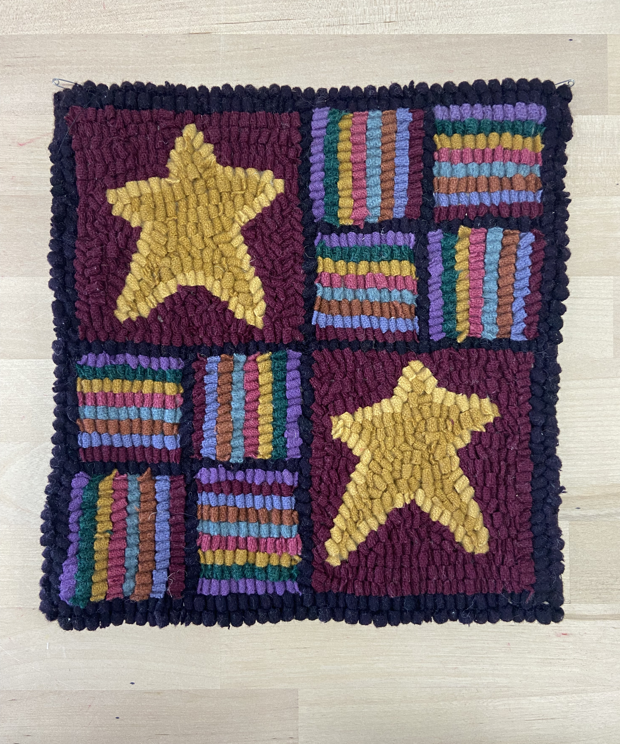 Rug Hooking beginner rug